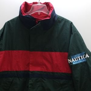 VINTAGE NAUTICA MEN'S REVERSIBLE JACKET